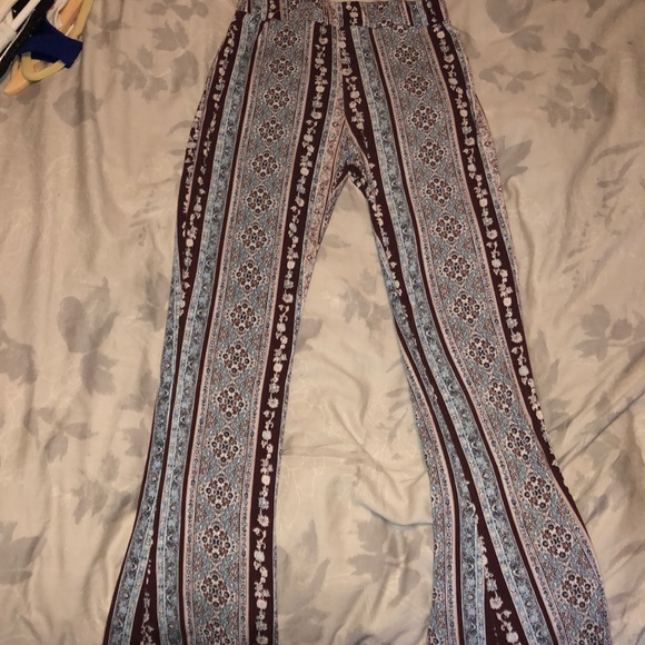 Patterned Flare Pants - Picture 1 of 4